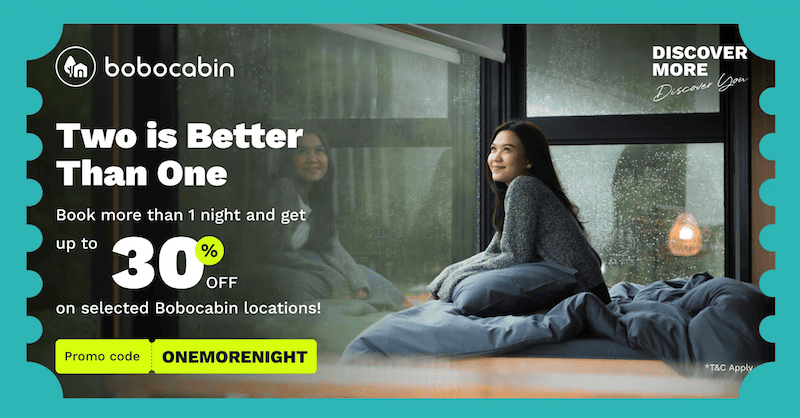 Glampingan Hemat! Diskon Hingga 30% dengan Menginap Minimal 2 Malam di Bobocabin